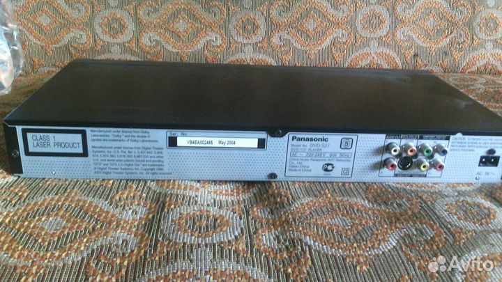 DVD-проигрыватель-плеер Panasonic dvd-s27