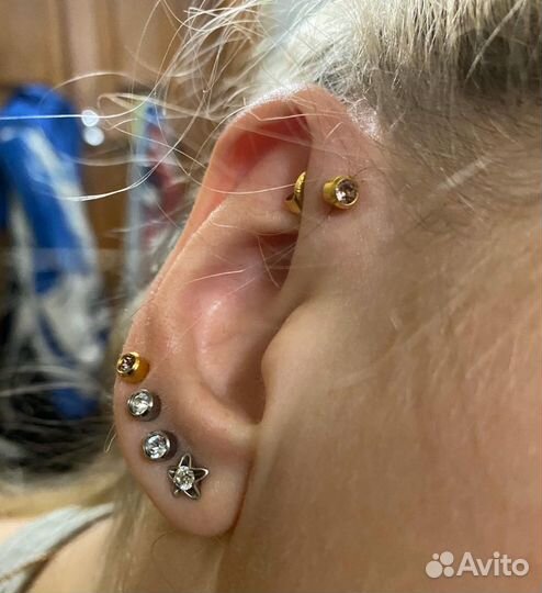 Пирсинг, прокол ушей