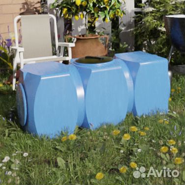 Емкость горизонтальная пластиковая