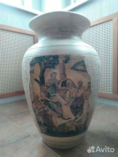 Ваза напольная керамическая