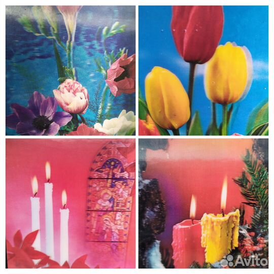 Стерео открытки. Винтаж 70- гг. Япония