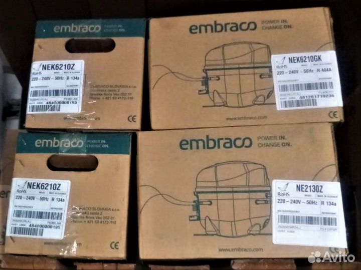 Компрессоры Embraco Aspera Аспера