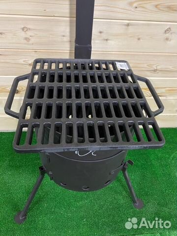Решетка чугунная гриль 400*440