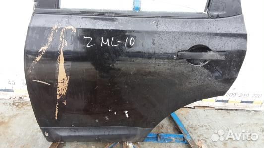 Дверь задняя левая nissan qashqai J10 (ZML10FG01)