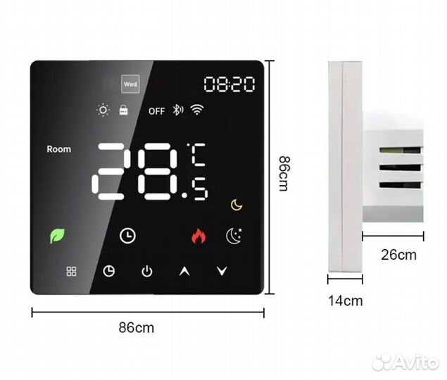 Умный терморегулятор с WiFi управлением