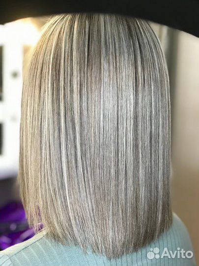 Кератиновое выпрямление волос