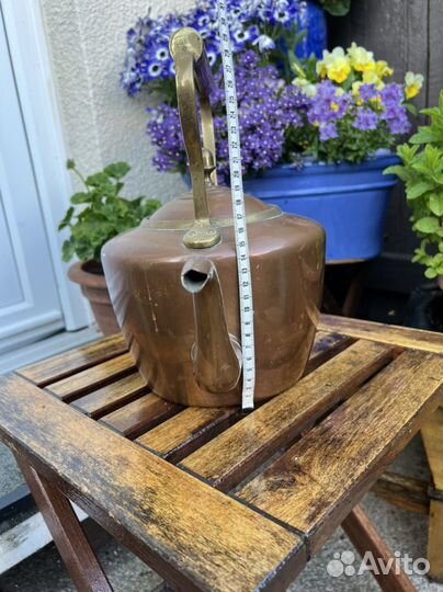 Винтажный английский Медный Чайник