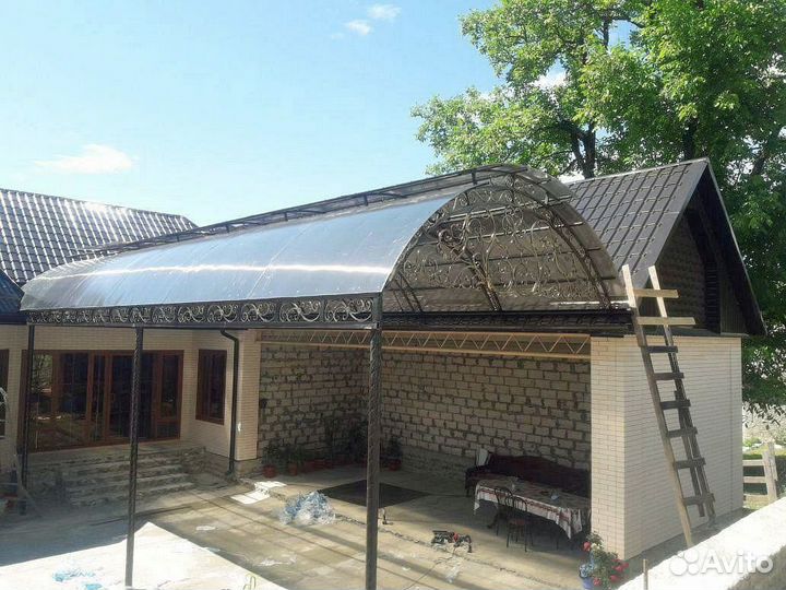 Навесы кованные