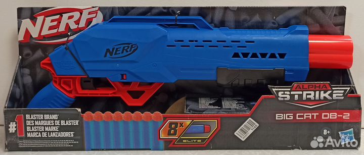 Nerf Бластер Альфа Страйк Big Cat DB-2 F2463/F2222