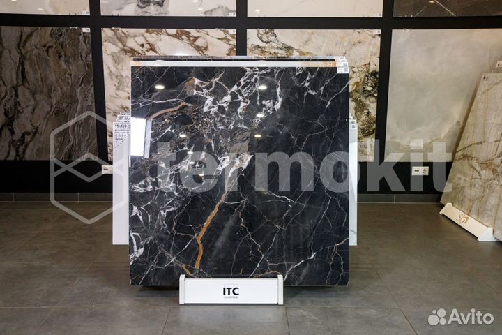 Керамогранит Rex Le Bijoux De Rex 765761 Ombre Caravage Glossy Ret 6mm 120х120