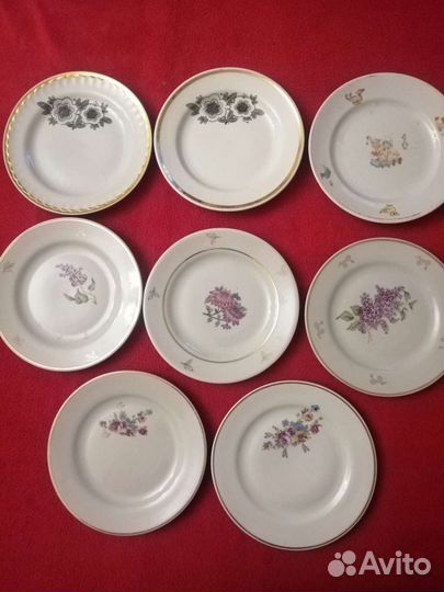 Тарелка плоская под горячее СССР. Краснодар. Чайка