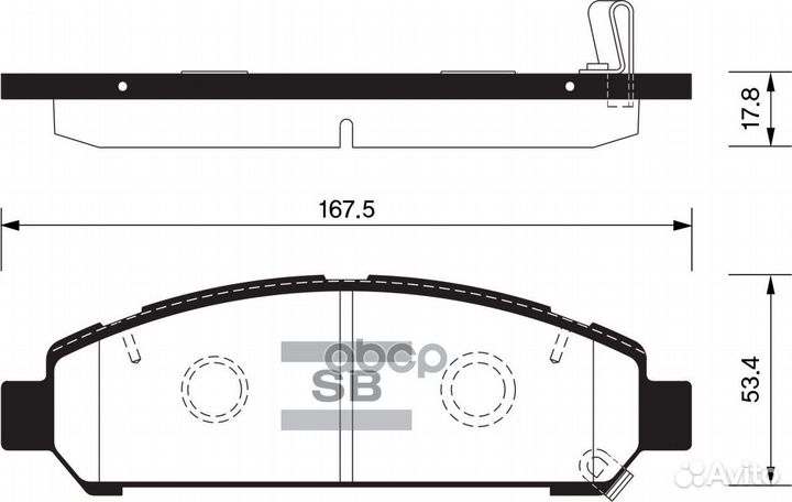 SP1454 SP1454 Sangsin brake