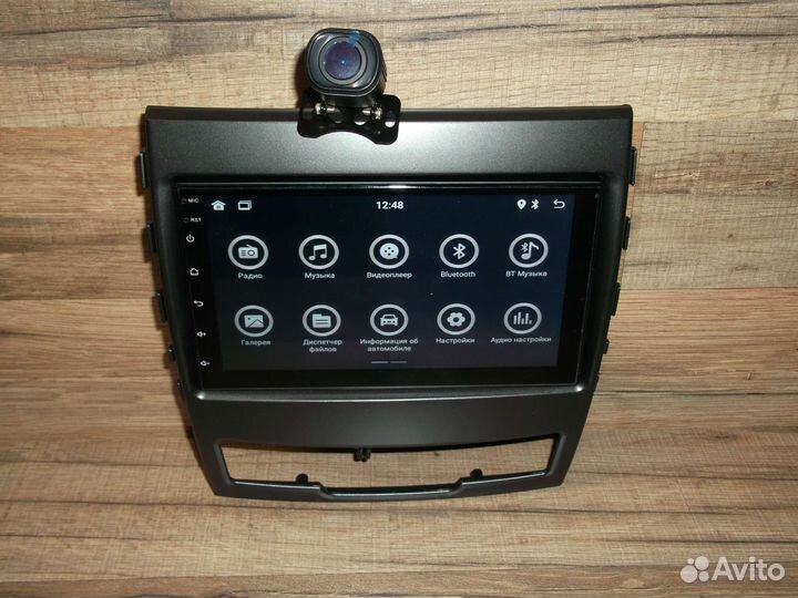 Магнитола SsangYong Actyon Android с камерой