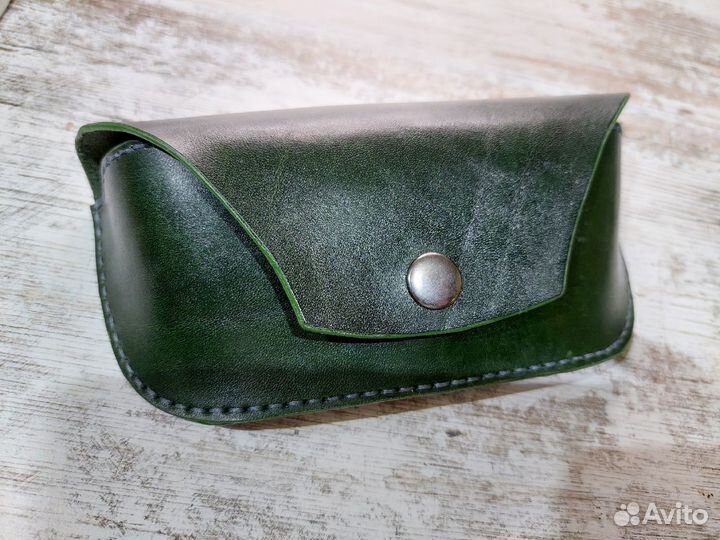 Очечник из натуральной кожи