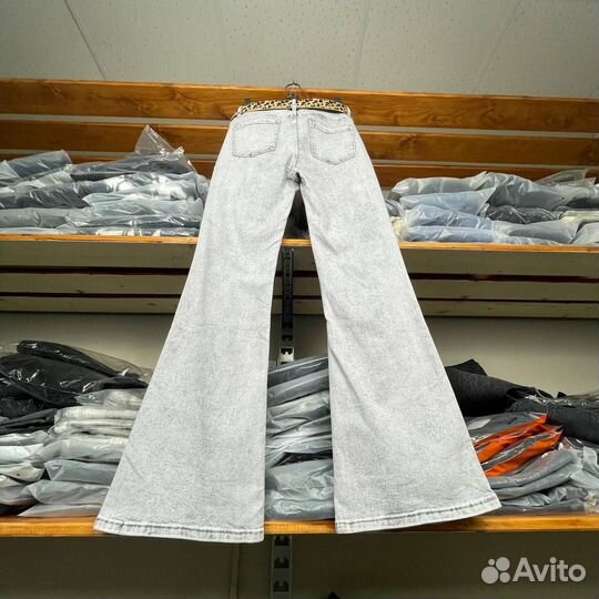 Джинсы клеш Rick Owens Dystopian Bellbottoms