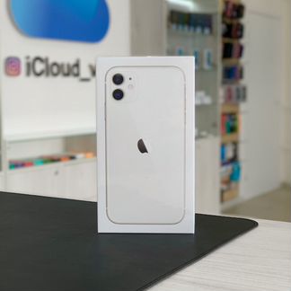 iPhone 11 64Gb White Ru/a Запечатанный, Новый