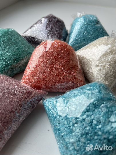 Морская соль для ванны с шиммером