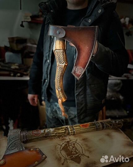 Топор ручной работы кованый
