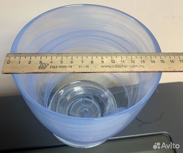 Горшок цветочный стеклянный