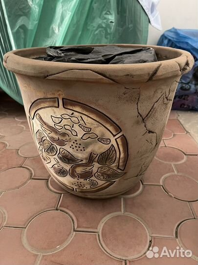 Кашпо горшок для цветов большой