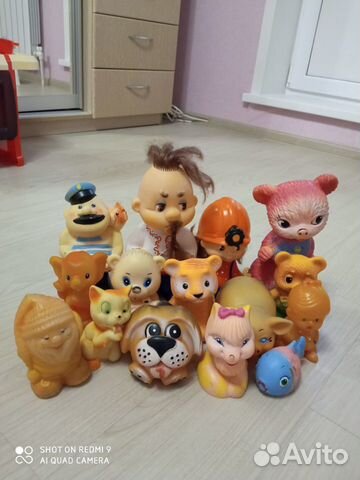 Резиновые игрушки СССР