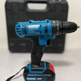 Шуруповёрт Makita 26 V с набором инструмент