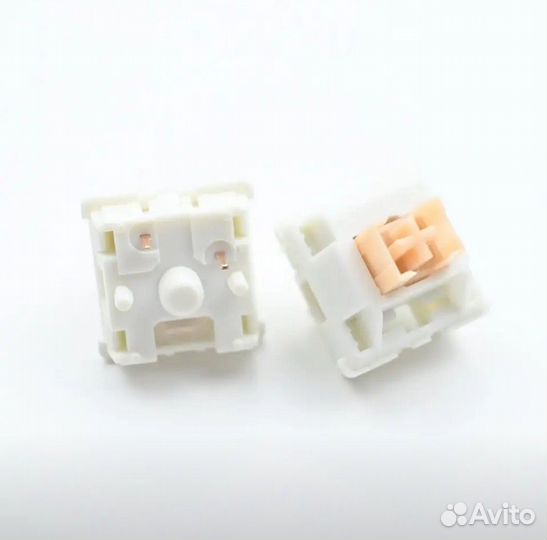 Свичи Tactile Silent Cream Yellow Outemu 5 Pin