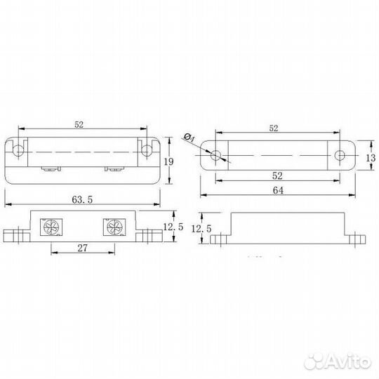 Smartec ST-DM121NC-BR извещатель магнитоконтактный