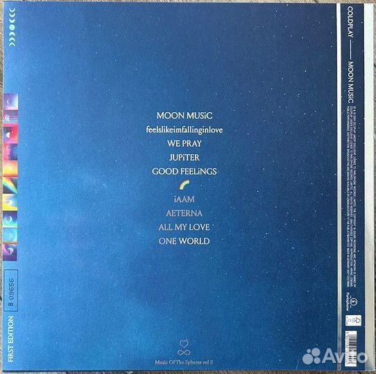 Виниловая пластинка Coldplay – Moon Music (Limited Edition, Numbered, First Edition, Yellow Transluc