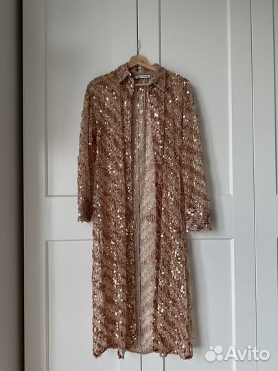 Накидка zara в паетках