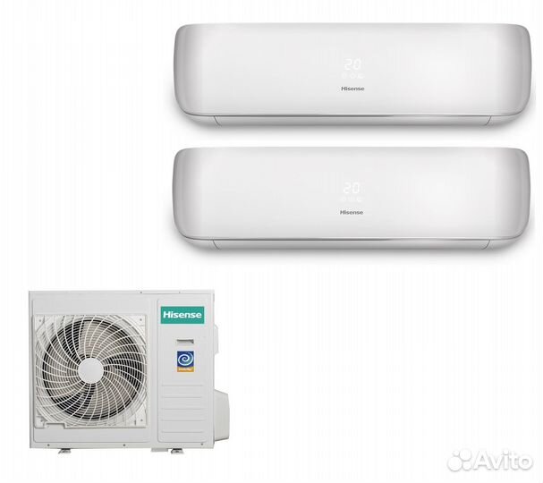 Мультисплит система на 2 комнаты