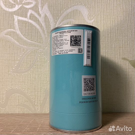 Туалетная вода Tiffany & Co мужская оригинал