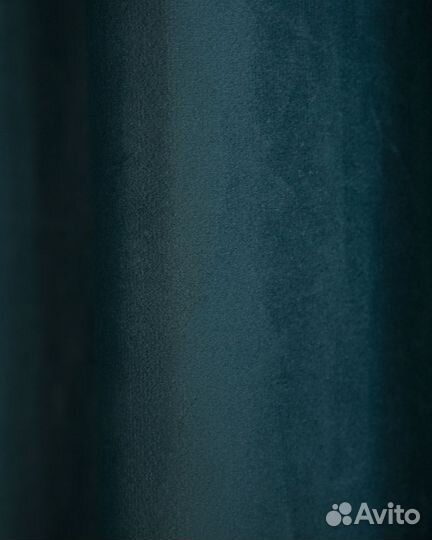 Шторы бархат Беллиссимо Темно-бирюзовый новые