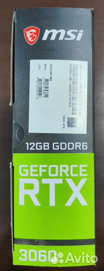 Видеокарта rtx 3060 12 гб