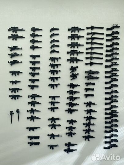 Оружие для человечков lego