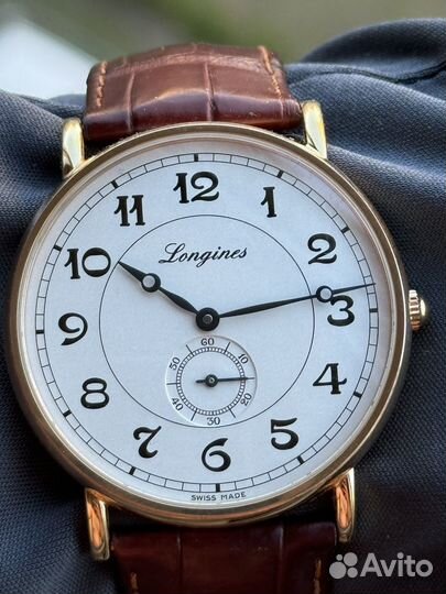 Золотые часы Longines Heritage Classic 39мм 18к