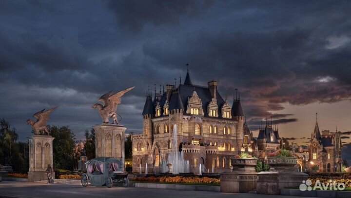 Вечерний замок Гарибальди