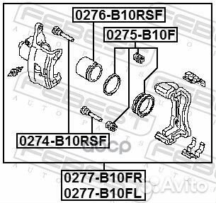 Суппорт передн правый nissan almera classic