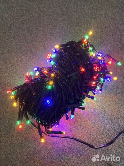 Гирлянда 10м, гирлянда уличная, елки светящиеся