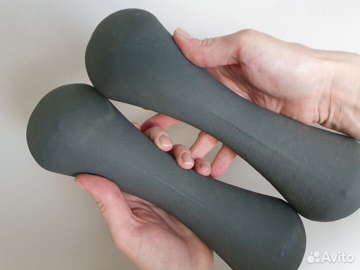 Гантели неопреновые по 3 кг (Lite Weights 2953NP)