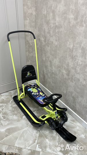 Снегокат с колесами