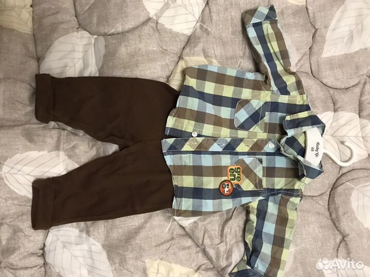 Пакет вещей для мальчика 68 размер