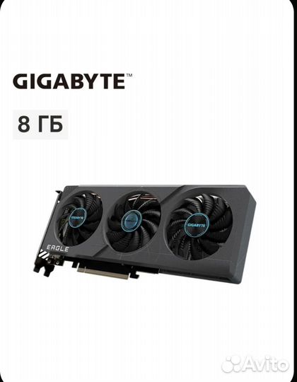 Новая видеокарта GeForce RTX 4060 eagle OC 8 гб