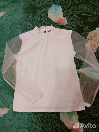 Школьные блузки для девочки 128