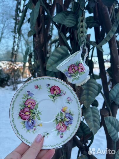 Винтажная чайная пара