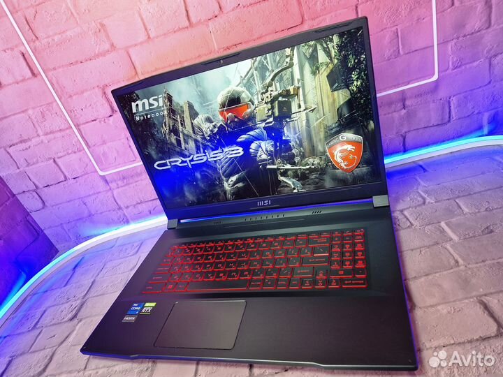 Ноутбук MSI Core i5 12450H RTX3060 144Hz 17.3