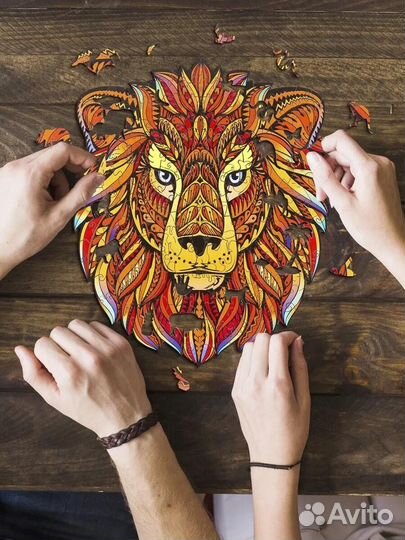 Деревянный пазл Король лев (S/82) (Chapa), деталей