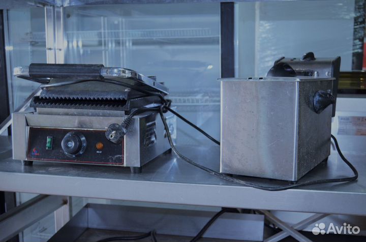 Оборудование для фаст-фуда (фритюрница и гриль)