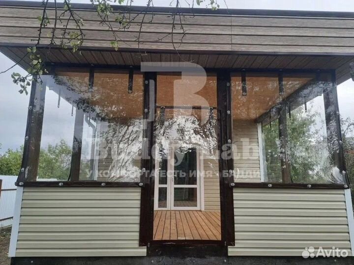 Мягкие окна на беседку