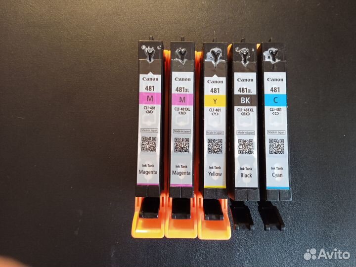 Пустые картриджи Canon CLI-481